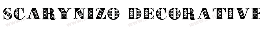 SCARYNIZO DECORATIVE字体转换